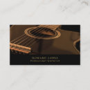 Recherche de industrie musicale cartes visite Guitare acoustique