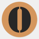 Recherche de lettre o autocollants Alphabet