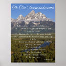 Recherche de 10 commandements posters Exode