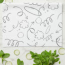 Recherche de dessin noir et blanc cuisine linges Motif