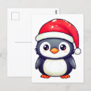 Recherche de pingouin de vacances cartes postales Hiver