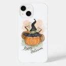Recherche de de sorcière de halloween iphone coques Orange