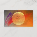 Recherche de soleil lune cartes visite Maquillage