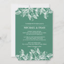 Recherche de feuille tourbillonné invitations Floral