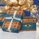 Recherche de égyptien papier cadeau Bleu