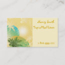 Recherche de plaisirs cartes visite Tropical