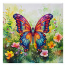 Recherche de papillon coloré posters Papillon arc en ciel