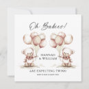 Recherche de grossesse carrées invitations Simple