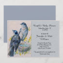 Recherche de oiseau bleu invitations Nid d'oiseaux