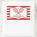 Recherche de doubles autocollants Tennis