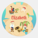 Recherche de sirène et pirate autocollants Bateau de pirates