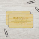 Recherche de jaune pâle cartes visite Simple