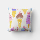 Recherche de nourriture kawaii coussins Arrière plan