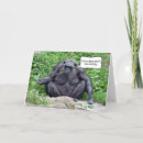 Recherche de chimpanzé drôle vœux cartes Faune