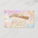 Recherche de sourcils cartes visite Salon de beauté