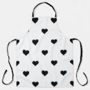 Recherche de romantique tabliers Noir et blanc