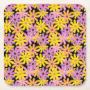 Recherche de marguerite gerbera dessous de verres Coloré