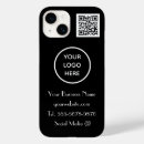 Recherche de noir blanc moderne iphone coques Code qr