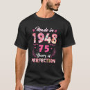Recherche de anniversaire de 75 ans tshirts Femmes