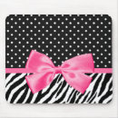 Recherche de zèbre rose tapis souris Girly