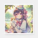 Recherche de de cuisine de chat serviettes Jeune fille