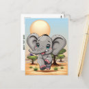 Recherche de éléphant heureux cartes postales Pour enfants
