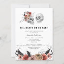 Recherche de crâne gothique invitations Pour elle