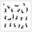 Recherche de fourmis noires autocollants Dessin