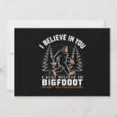 Recherche de sasquatch drôle invitations Yeti