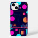 Recherche de couleurs vives iphone coques Géométrique