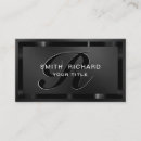 Recherche de chic cartes visite Monogramme