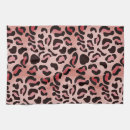 Recherche de motif léopard cuisine linges Moderne
