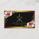 Recherche de vintage salon coiffure cartes visite Maquilleur