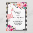 Recherche de flamingo graduation invitations Moderne