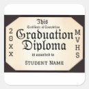 Recherche de certificat autocollants Diplôme