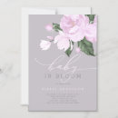 Recherche de lavender baby shower fille invitations Floral