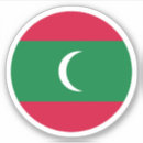 Recherche de maldives autocollants Drapeau