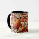 Recherche de saison automnale tasses Action de grâce
