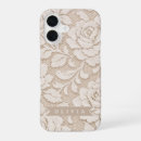 Recherche de dentelle élégante iphone coques Monogramme
