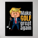 Recherche de mini golf anniversaire posters Drôle