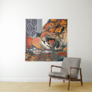 Recherche de tigres art Mur