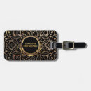 Recherche de fleur mandala bagages étiquettes Élégant