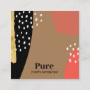 Recherche de peinture abstraite cartes visite Pour elle