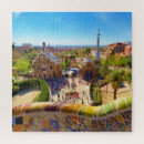 Recherche de guell de parc puzzles Espagne