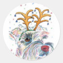 Recherche de chien de schnauzer autocollants Noël