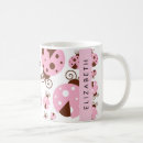 Recherche de motif coccinelle tasses Monogramme
