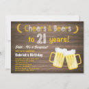 Recherche de bière vintage invitations Cheers et bières