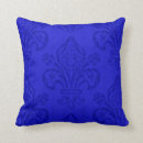 Recherche de lisser coussins Bleu