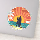 Recherche de coucher du soleil de miami autocollants Vacances