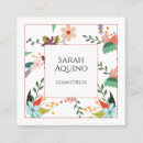 Recherche de broderie florale cartes visite Pour tous